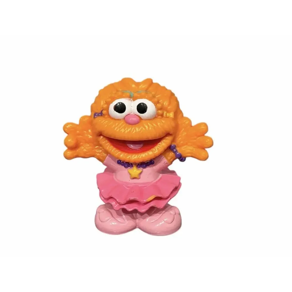 Sesame Street Workshop Zoe PVC Figure 2010 Hasbro Cake Topper 3” Chunky